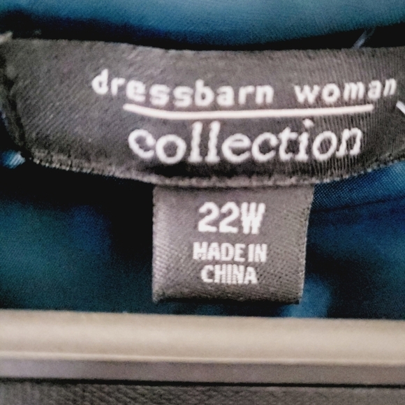 Formal Evening Wear Jacket Iridescent Blue Floral Embroidery Satin Size 22W - Picture 4 of 9